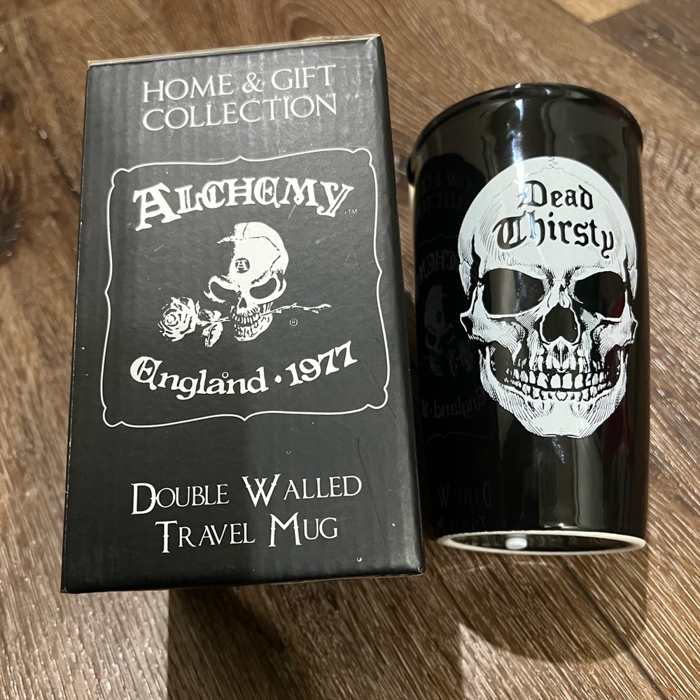 NWT Alchemy dead thirsty double walled travel mug - Picture 2 of 10